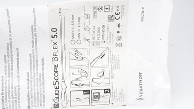 Verathon 0570-0374 GlideScope BFlex 5.0 Bronchoscope O.D. 5.5m x I.D. 2.1mm (x)